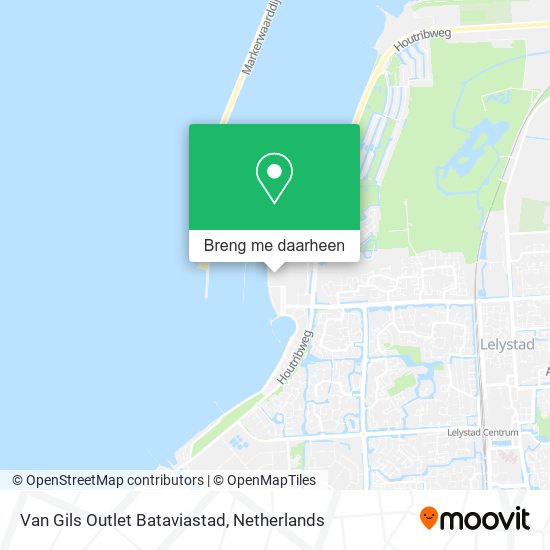 Van Gils Outlet Bataviastad kaart