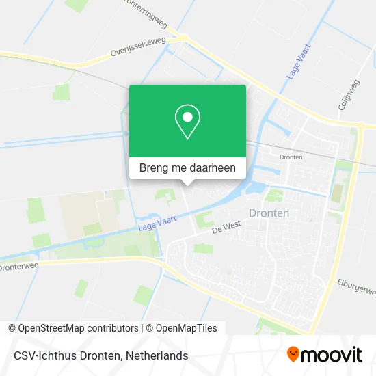 CSV-Ichthus Dronten kaart