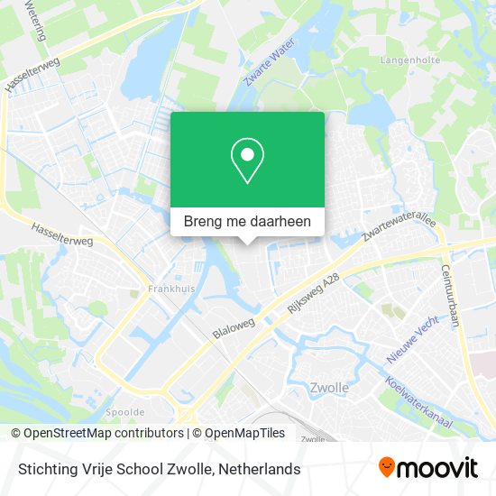 Stichting Vrije School Zwolle kaart