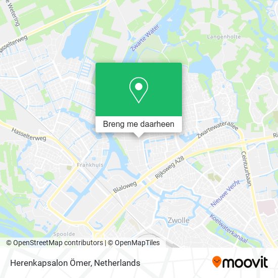 Herenkapsalon Ömer kaart