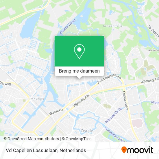 Vd Capellen Lassuslaan kaart