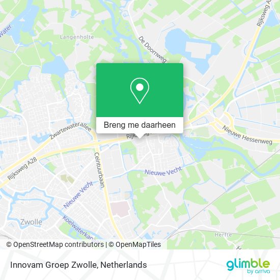 Innovam Groep Zwolle kaart