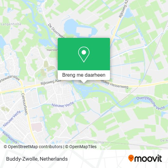 Buddy-Zwolle kaart