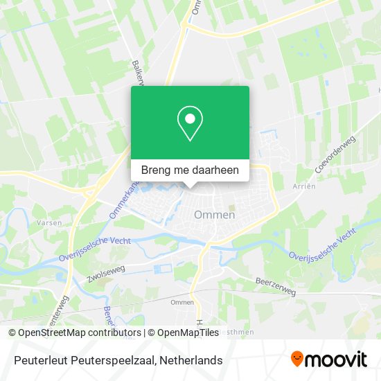 Peuterleut Peuterspeelzaal kaart