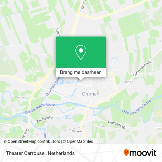 Theater Carrousel kaart