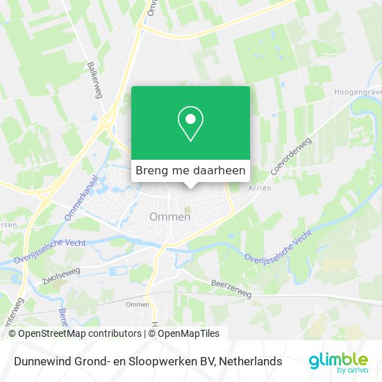 Dunnewind Grond- en Sloopwerken BV kaart