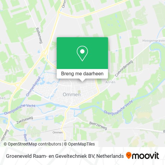 Groeneveld Raam- en Geveltechniek BV kaart