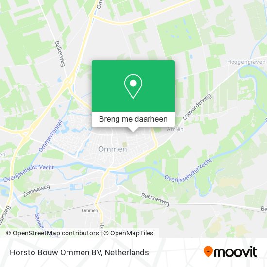 Horsto Bouw Ommen BV kaart
