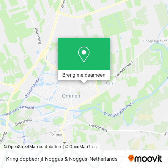 Kringloopbedrijf Noggus & Noggus kaart