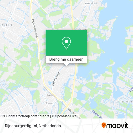 Rijnsburgerdigital kaart