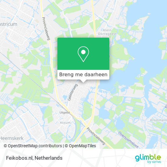 Feikobos.nl kaart