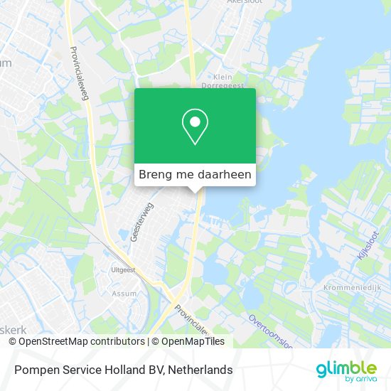 Pompen Service Holland BV kaart