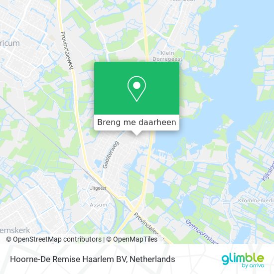 Hoorne-De Remise Haarlem BV kaart