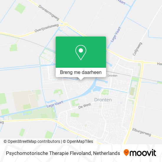 Psychomotorische Therapie Flevoland kaart