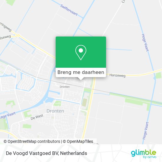 De Voogd Vastgoed BV kaart