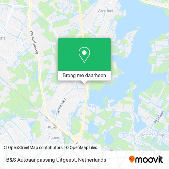 B&S Autoaanpassing Uitgeest kaart