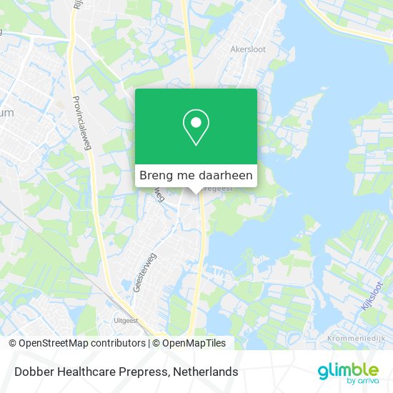 Dobber Healthcare Prepress kaart