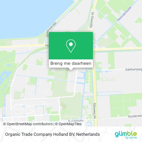 Organic Trade Company Holland BV kaart