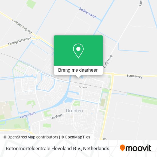 Betonmortelcentrale Flevoland B.V. kaart
