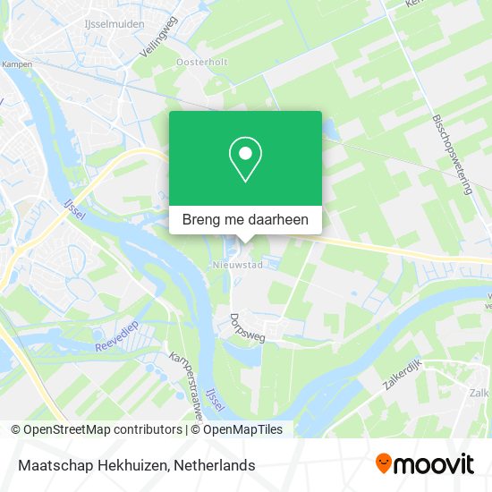 Maatschap Hekhuizen kaart