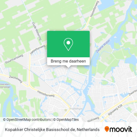 Kopakker Christelijke Basisschool de kaart