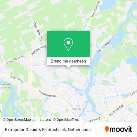 Extrapolar Geluid & Filmtechniek kaart