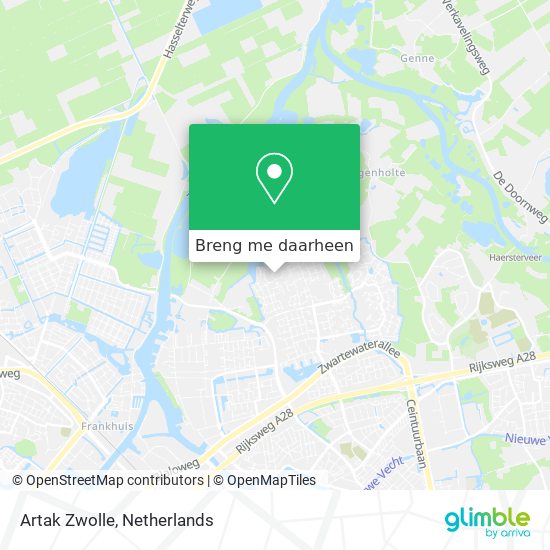 Artak Zwolle kaart