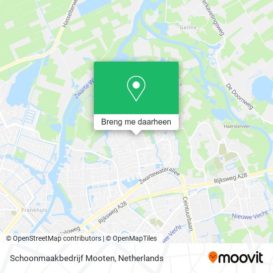 Schoonmaakbedrijf Mooten kaart