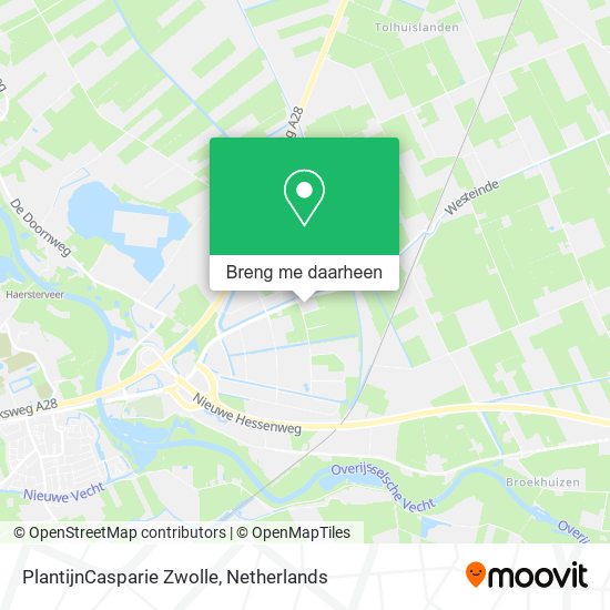 PlantijnCasparie Zwolle kaart