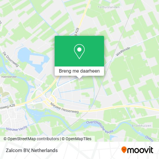 Zalcom BV kaart