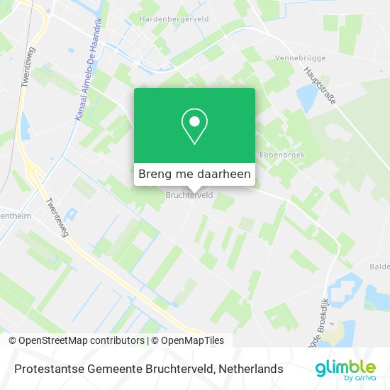 Protestantse Gemeente Bruchterveld kaart