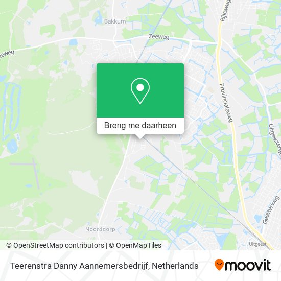 Teerenstra Danny Aannemersbedrijf kaart