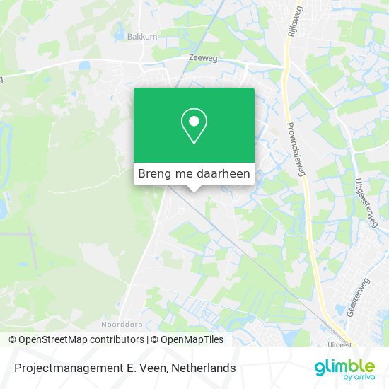 Projectmanagement E. Veen kaart