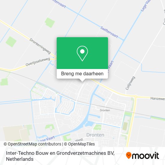 Inter-Techno Bouw en Grondverzetmachines BV kaart