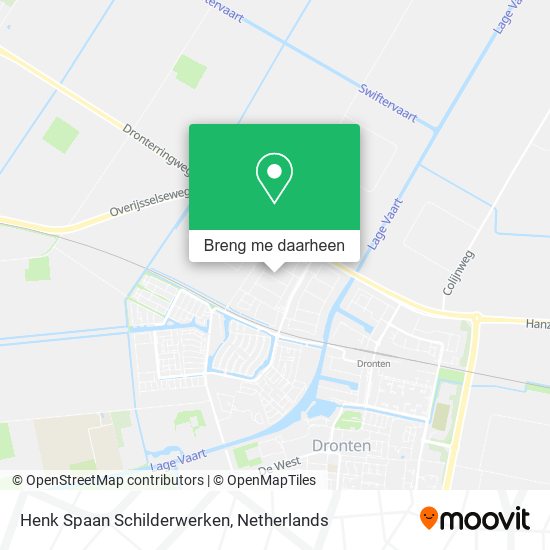 Henk Spaan Schilderwerken kaart