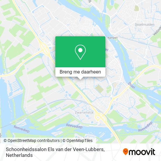 Schoonheidssalon Els van der Veen-Lubbers kaart