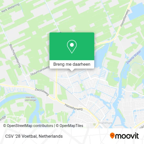 CSV '28 Voetbal kaart