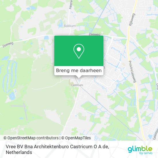 Vree BV Bna Architektenburo Castricum O A de kaart