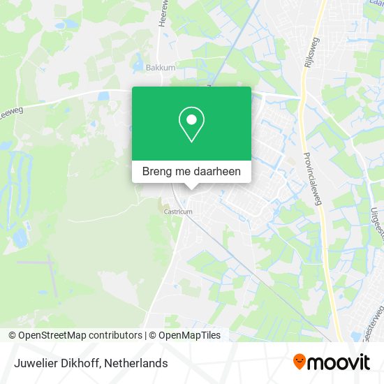 Juwelier Dikhoff kaart