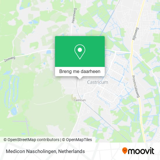 Medicon Nascholingen kaart