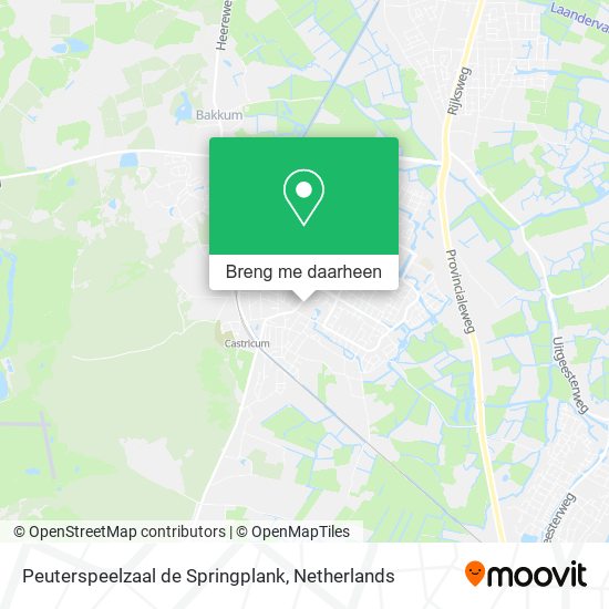 Peuterspeelzaal de Springplank kaart