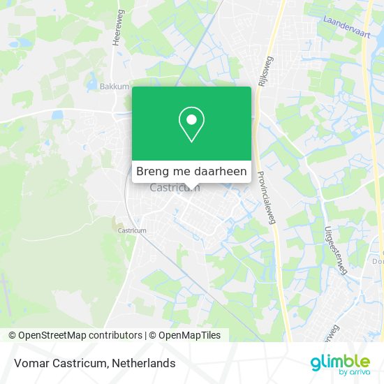 Vomar Castricum kaart