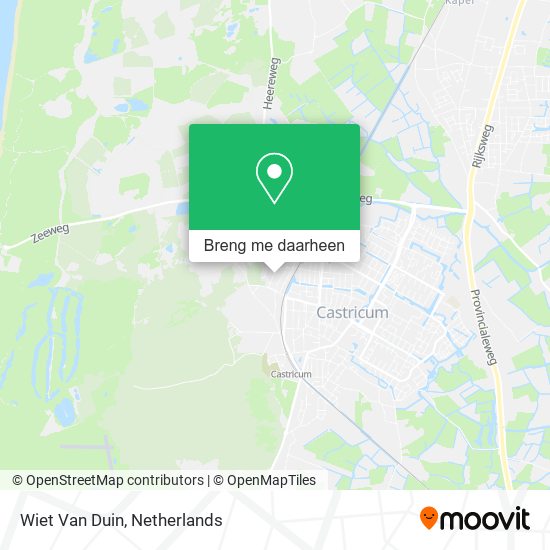 Wiet Van Duin kaart