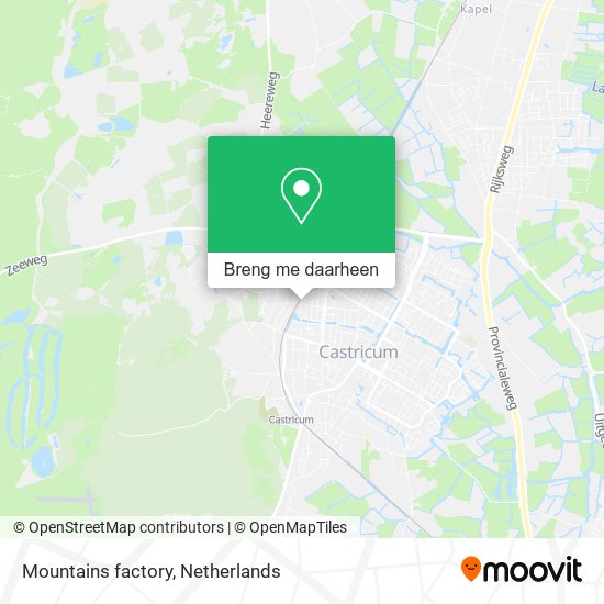 Mountains factory kaart