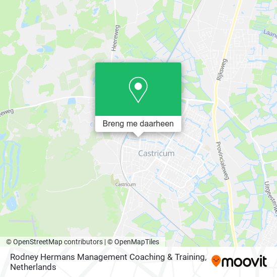 Rodney Hermans Management Coaching & Training kaart