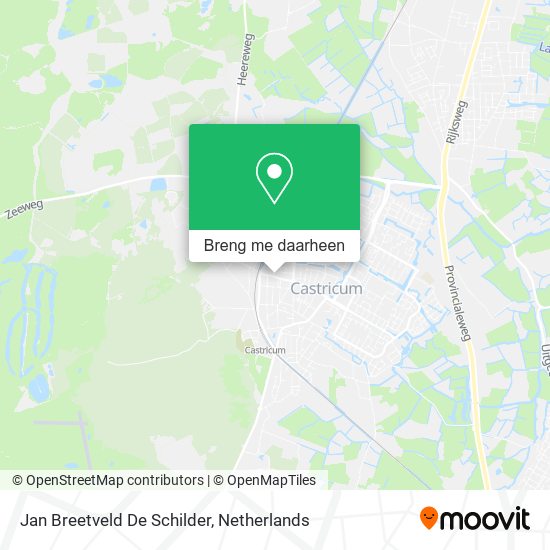 Jan Breetveld De Schilder kaart