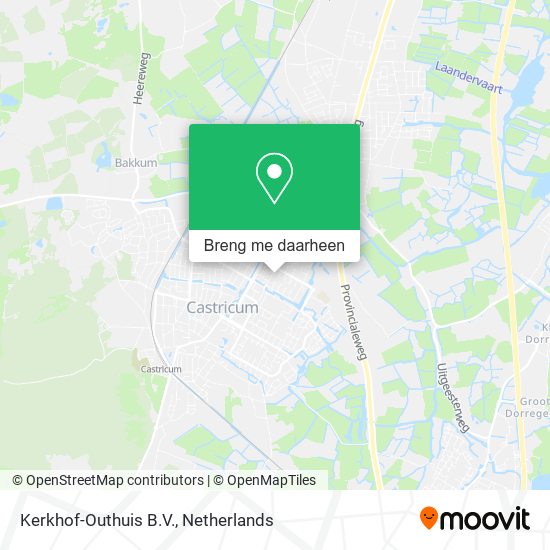 Kerkhof-Outhuis B.V. kaart