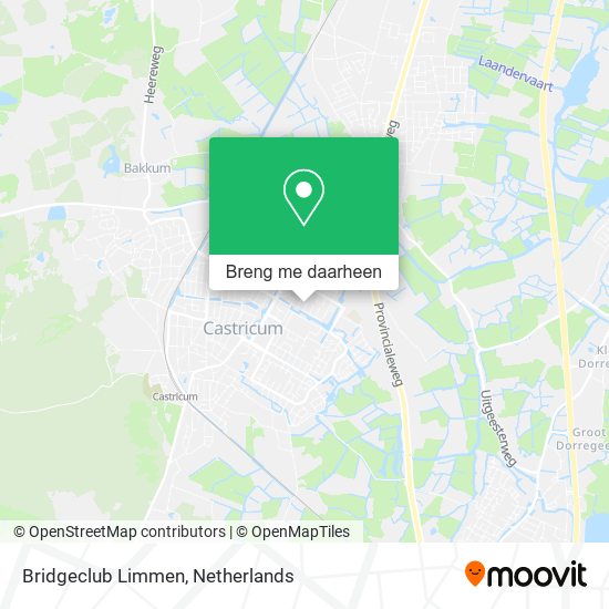 Bridgeclub Limmen kaart