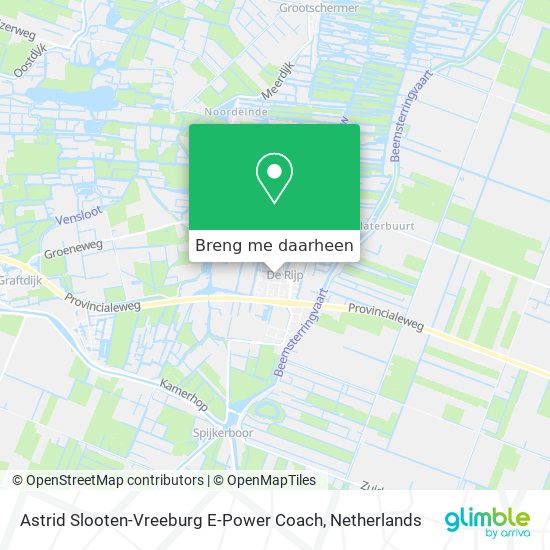 Astrid Slooten-Vreeburg E-Power Coach kaart