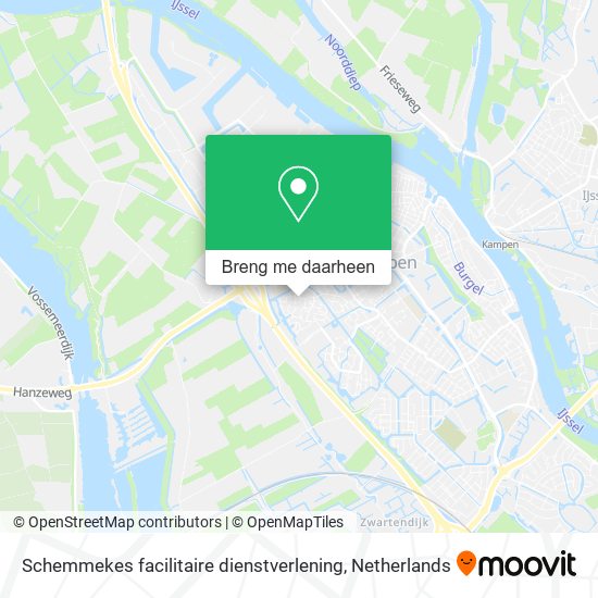 Schemmekes facilitaire dienstverlening kaart